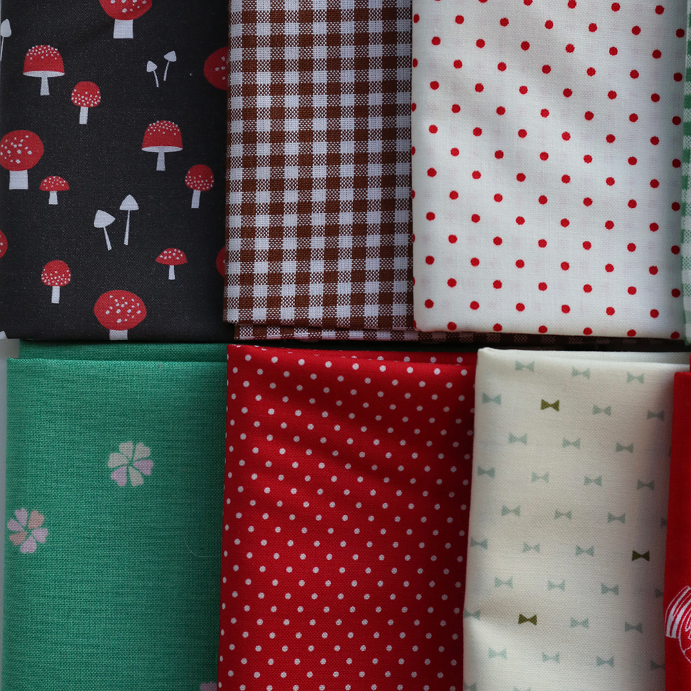 Christmas Toadstools 2 - Fat Quarter Bundle