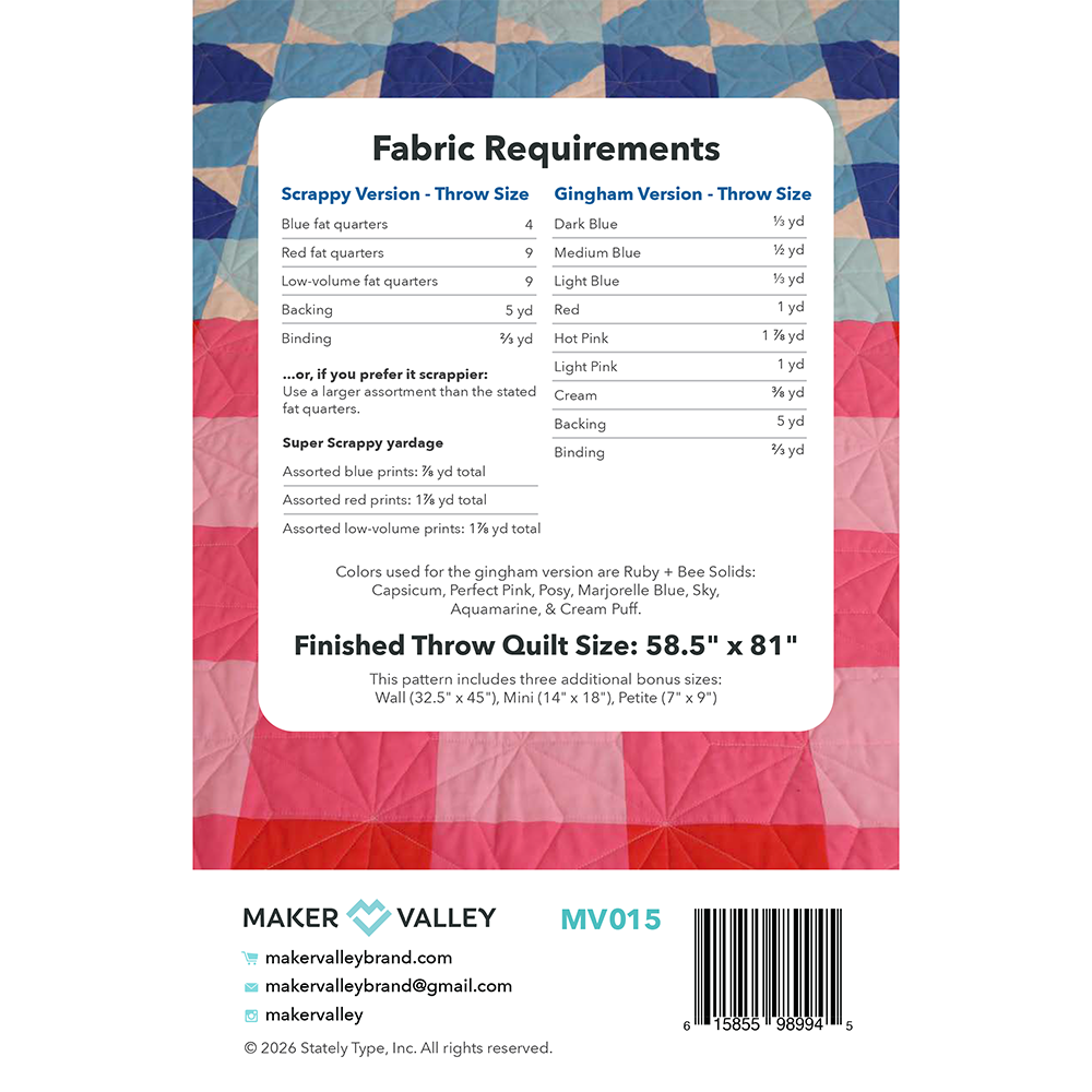 Yankee Doodle Dandy - Quilt Pattern