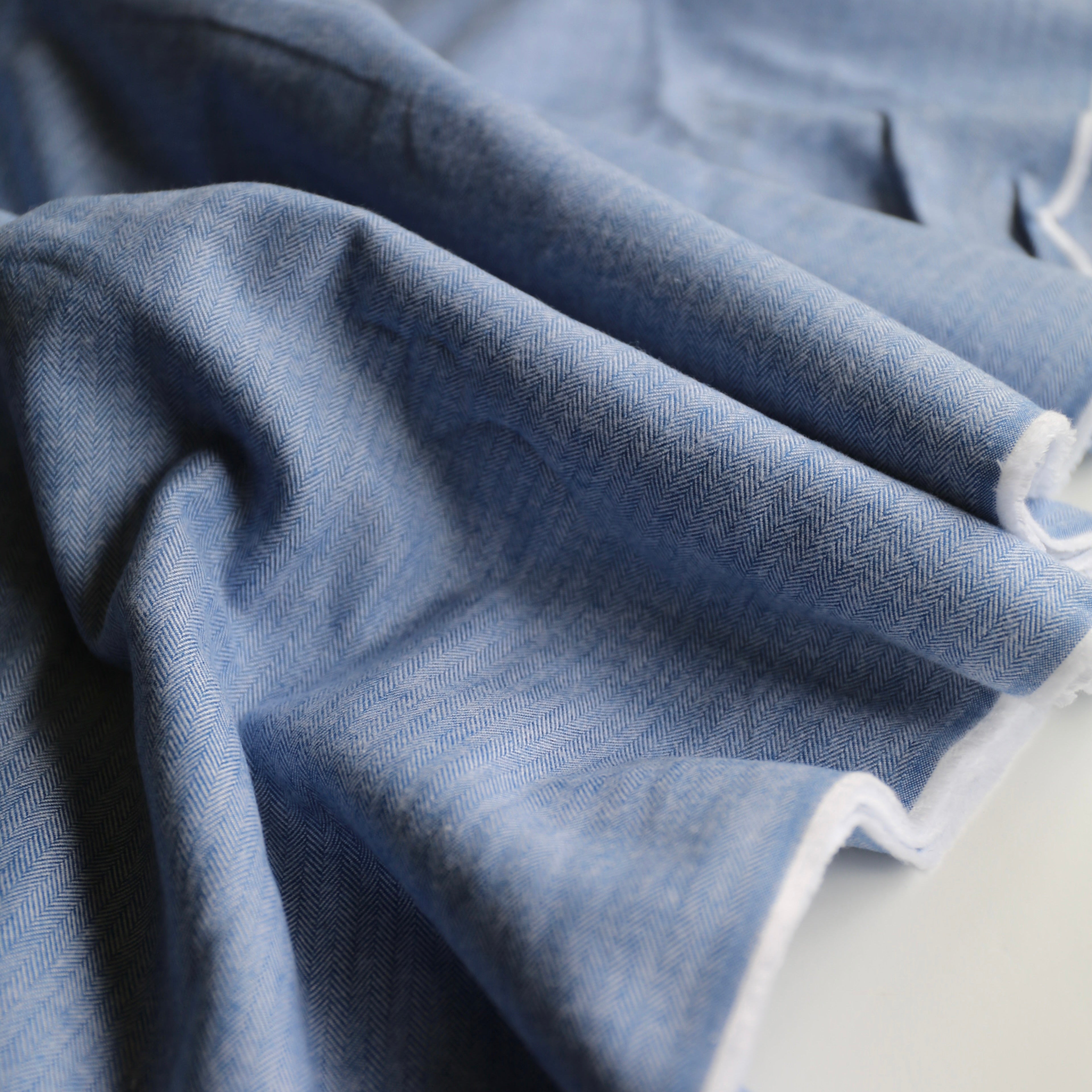 Robert Kauffman Shetland Flannel (Denim) - Yardage FLANNEL