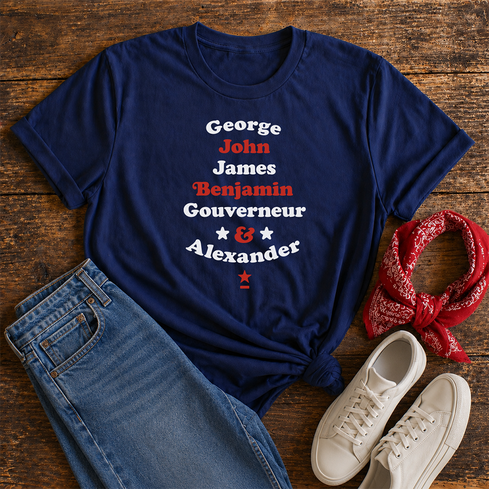 Founding Fathers - T-shirt (Navy)