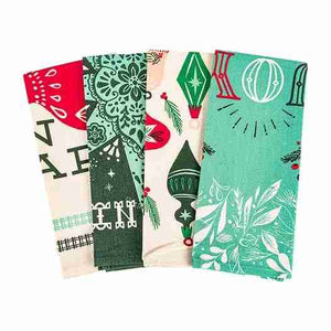 Cheer & Merriment - Tea Towels (Set of 4)