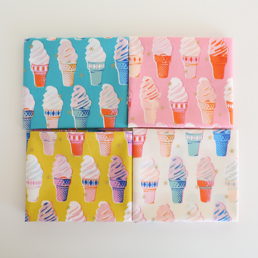 Ruby Star Society 'Ice Cream Cones' - Fat Quarter Bundle