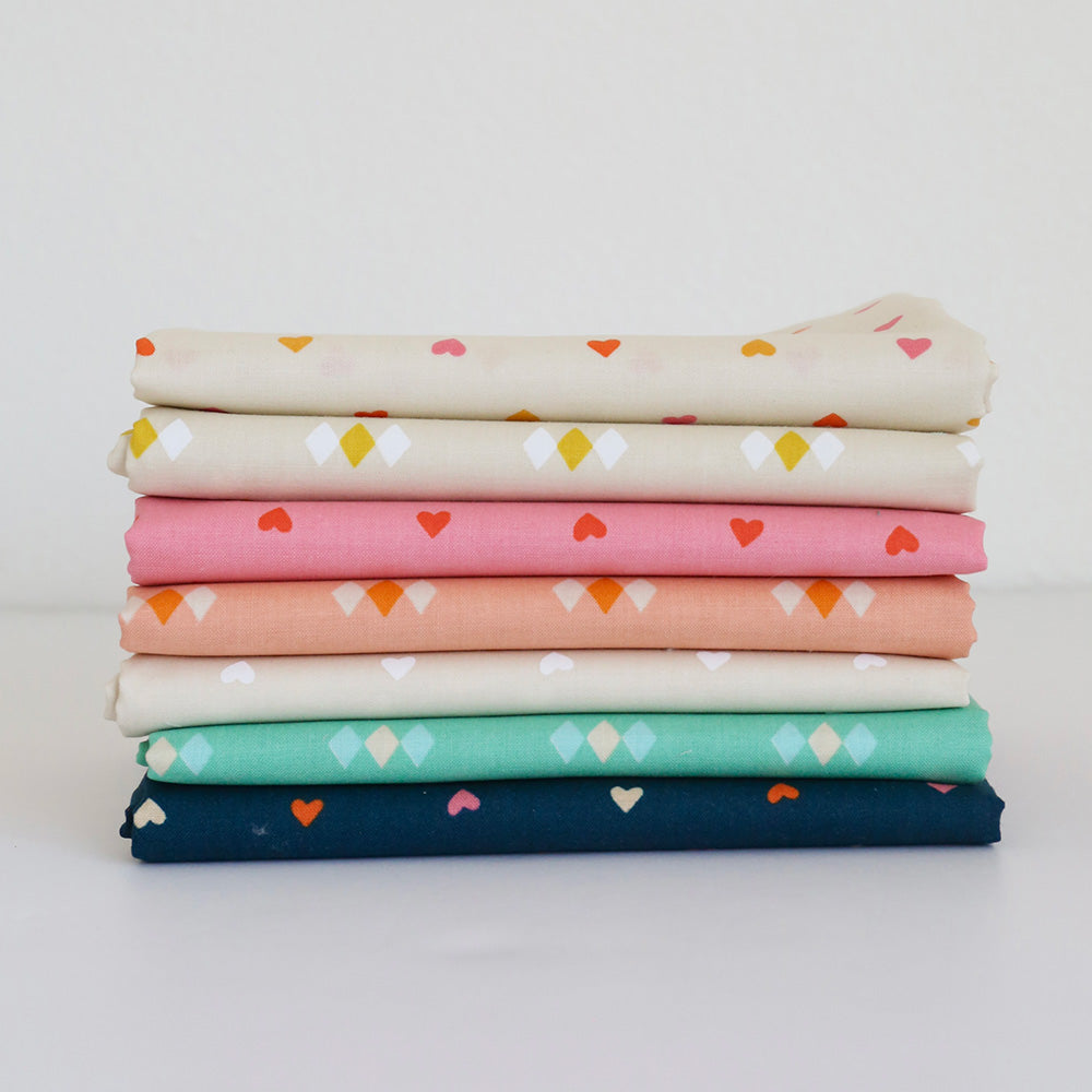 Juicy Hearts & Argyle - Fabric Bundle