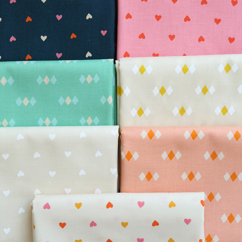 Juicy Hearts & Argyle - Fabric Bundle