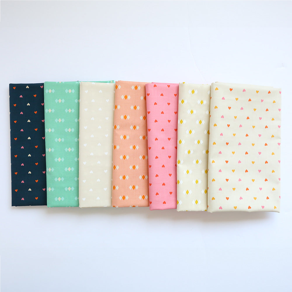 Juicy Hearts & Argyle - Fabric Bundle