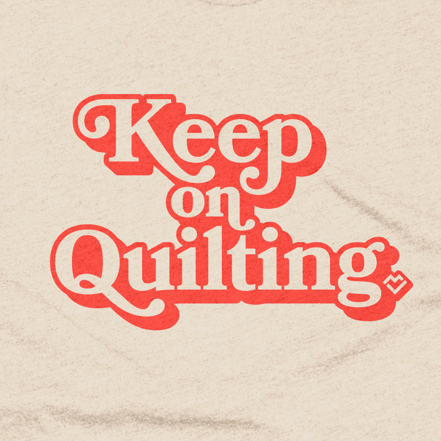 Keep on Quilting - T-shirt (Cream)