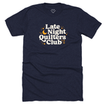 Late Night Quilters Club - T-shirt (Navy)