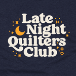 Late Night Quilters Club - T-shirt (Navy)