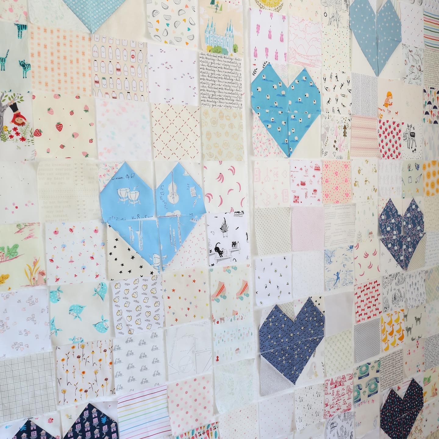 5" Heart Quilt Block - Downloadable PDF