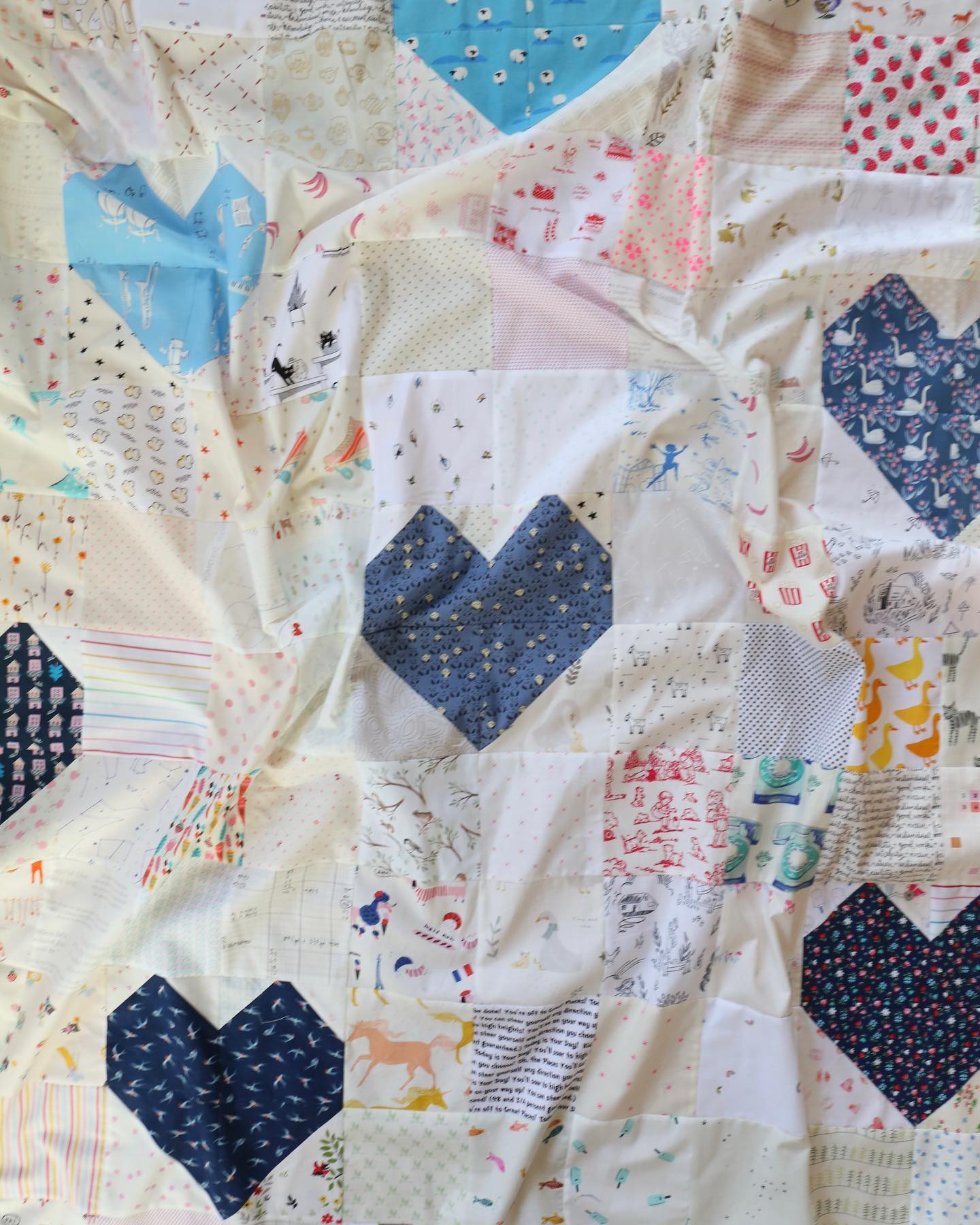 5" Heart Quilt Block - Downloadable PDF