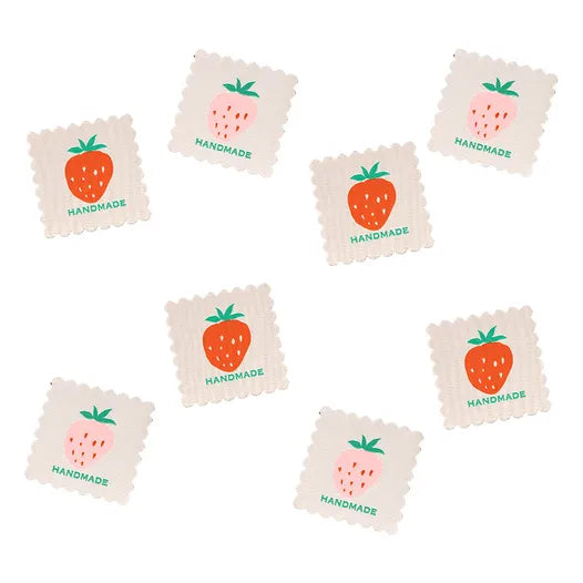 Minki Kim Strawberry Handmade Woven Labels (8 pcs)