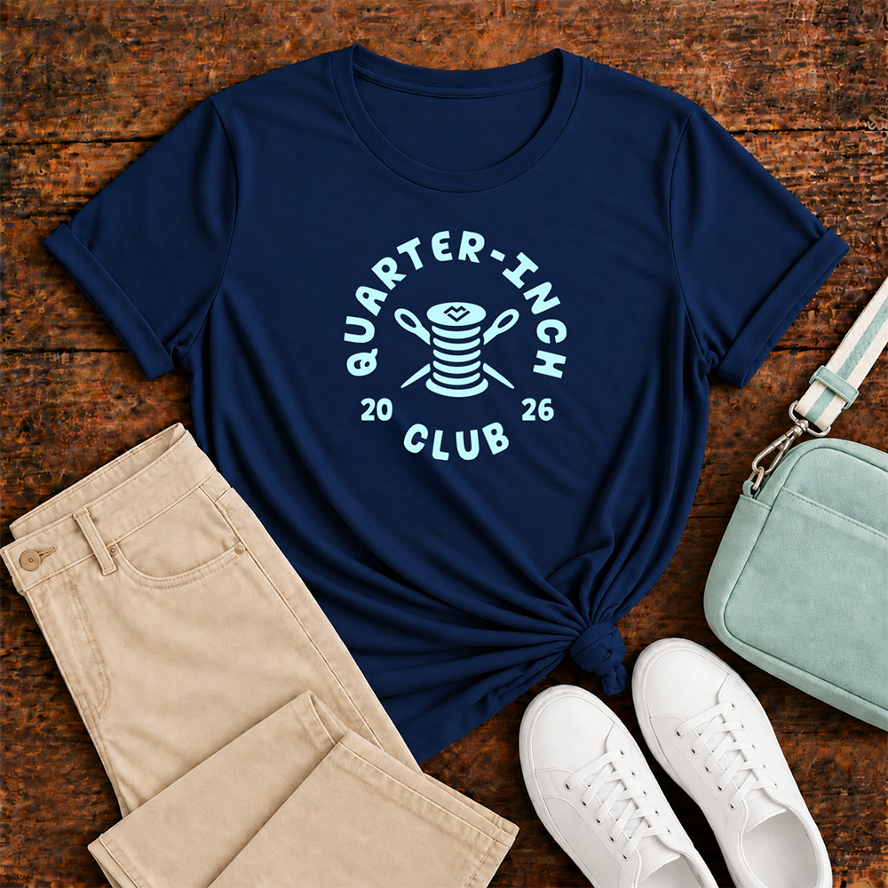 Quarter-Inch Club - T-shirt (Navy)