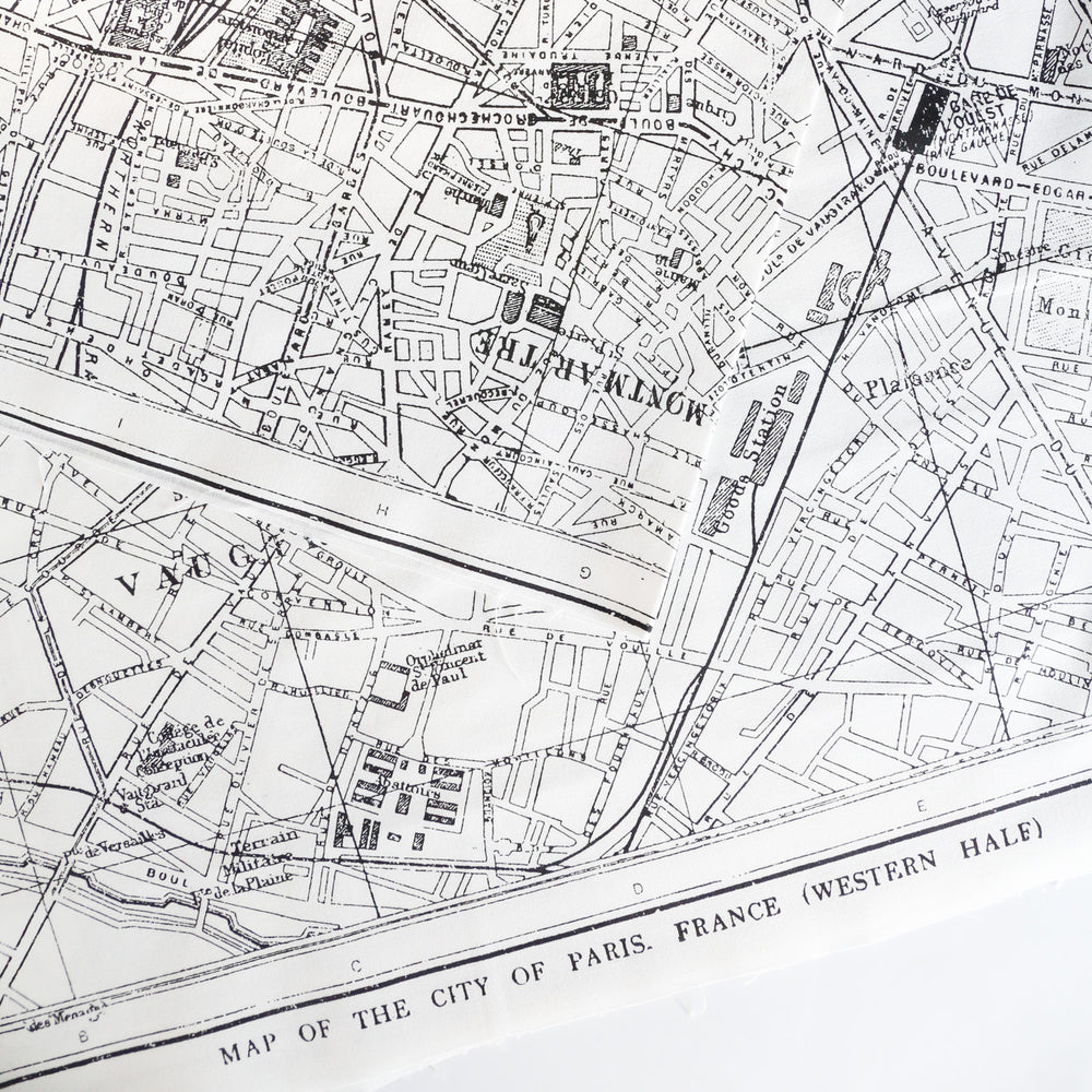 Couturiere Parisienne (Paris City Map) - Panel