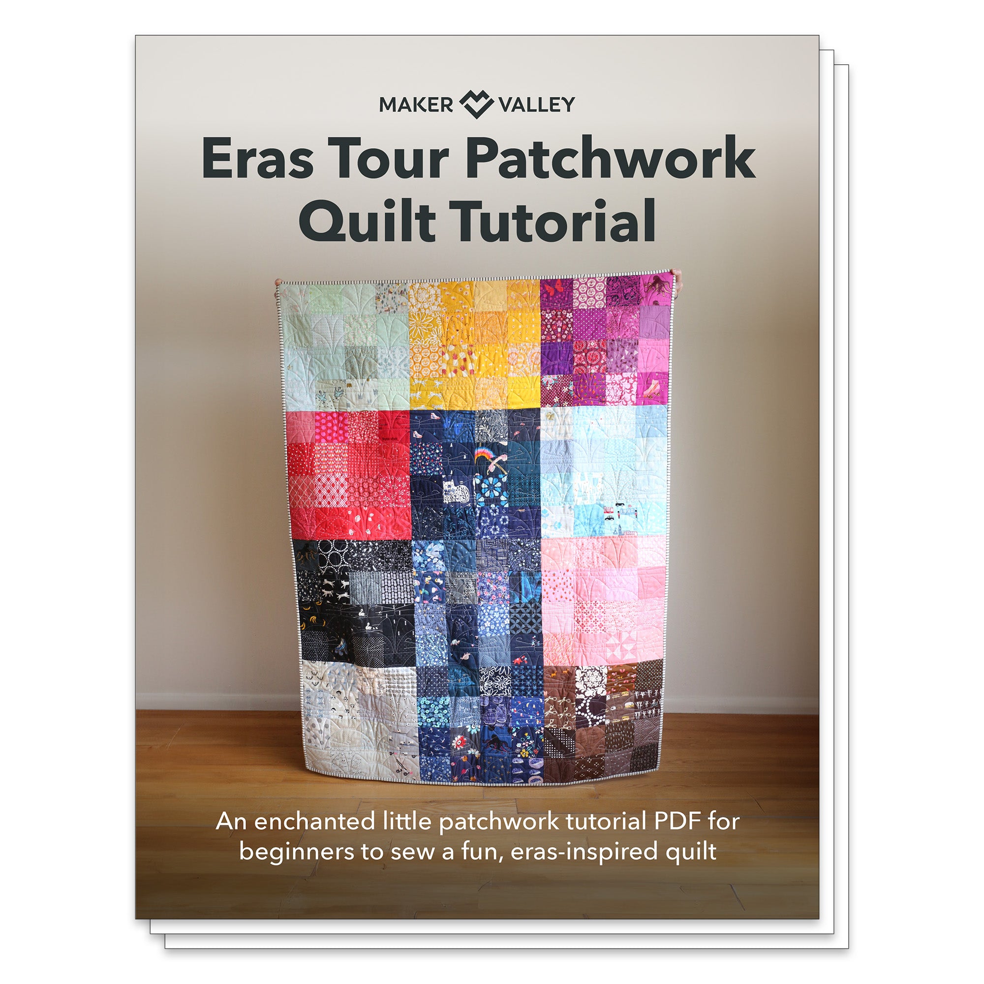 Eras Tour Patchwork Quilt Tutorial - Downloadable PDF