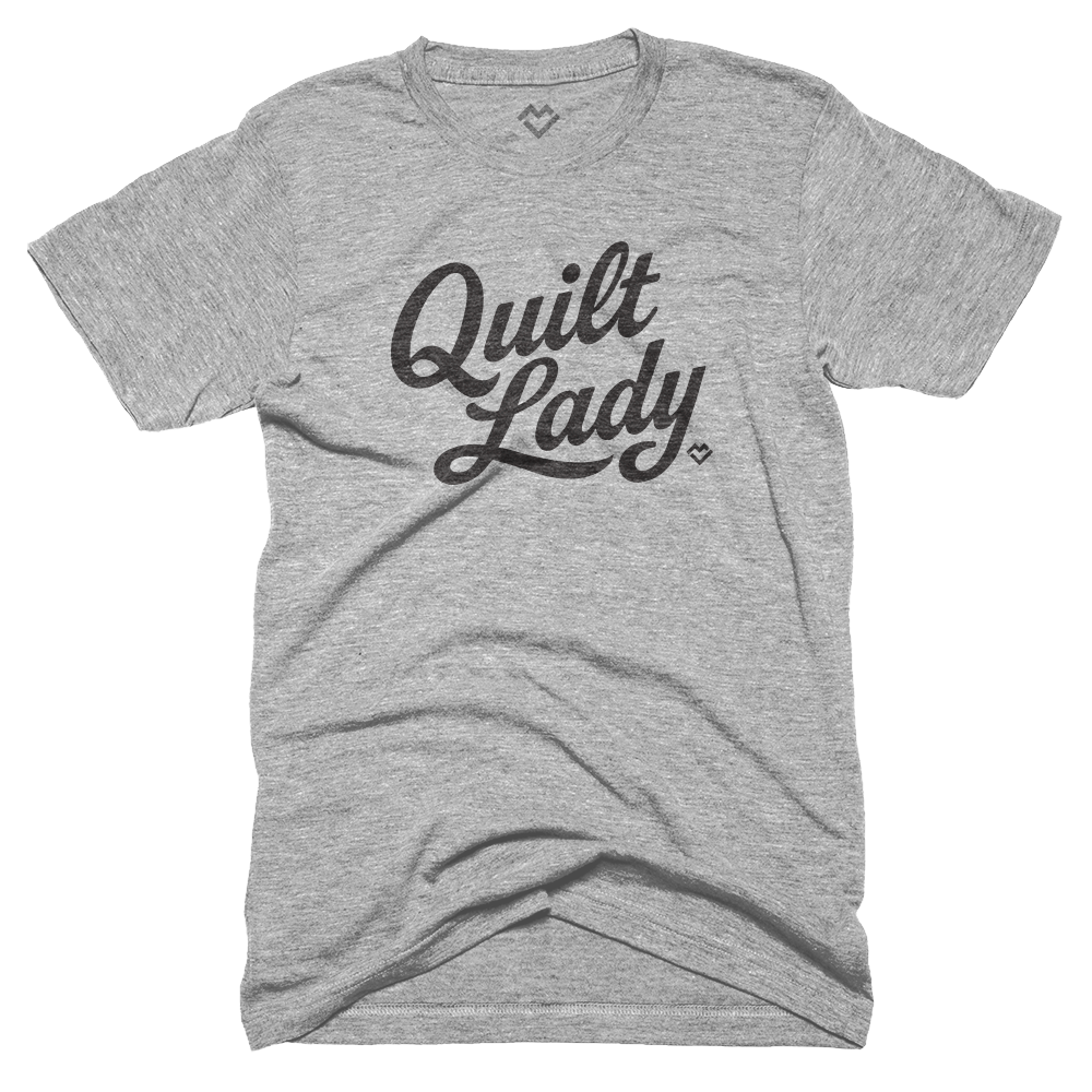 Quilt Lady - T-shirt (Heather Gray)