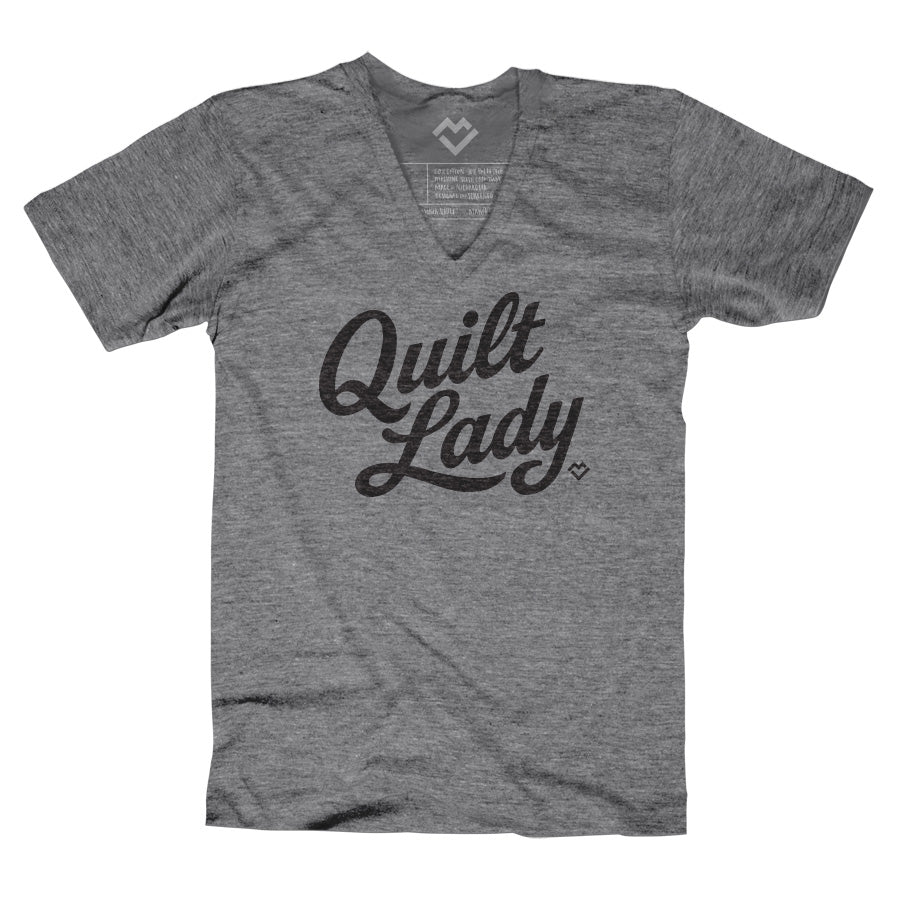 Quilt Lady - T-shirt (Heather Gray)