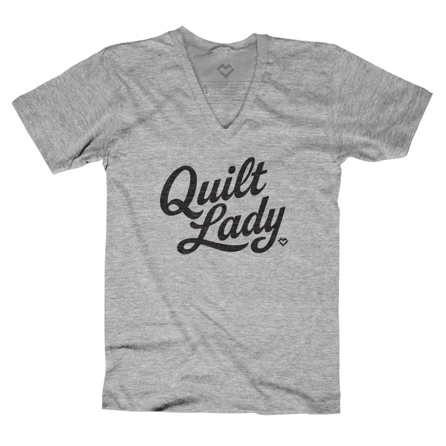 Quilt Lady - T-shirt (Heather Gray)