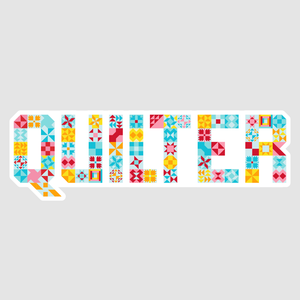 Quilter Blocks - Sticker