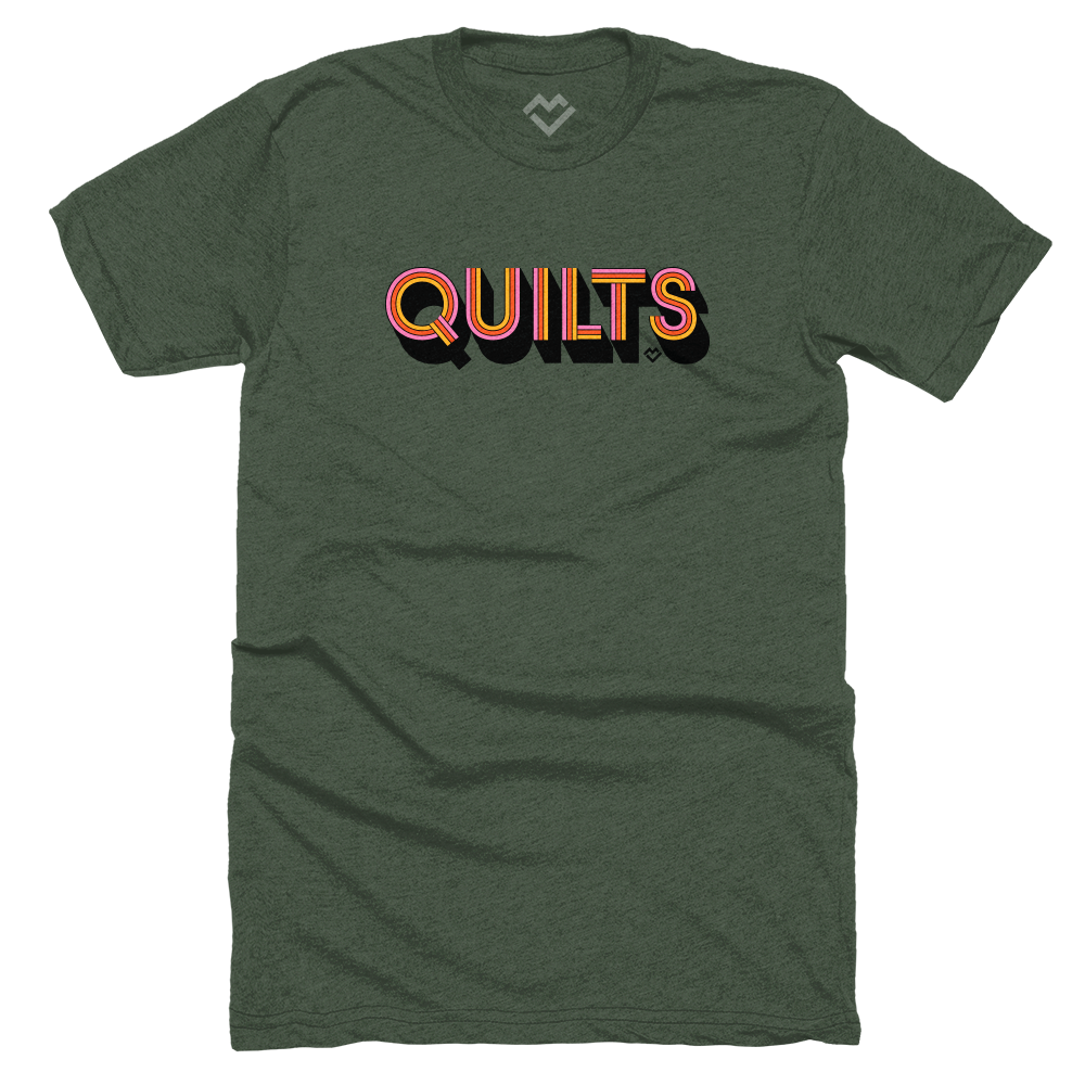 Quilts - T-shirt (Pine Green)