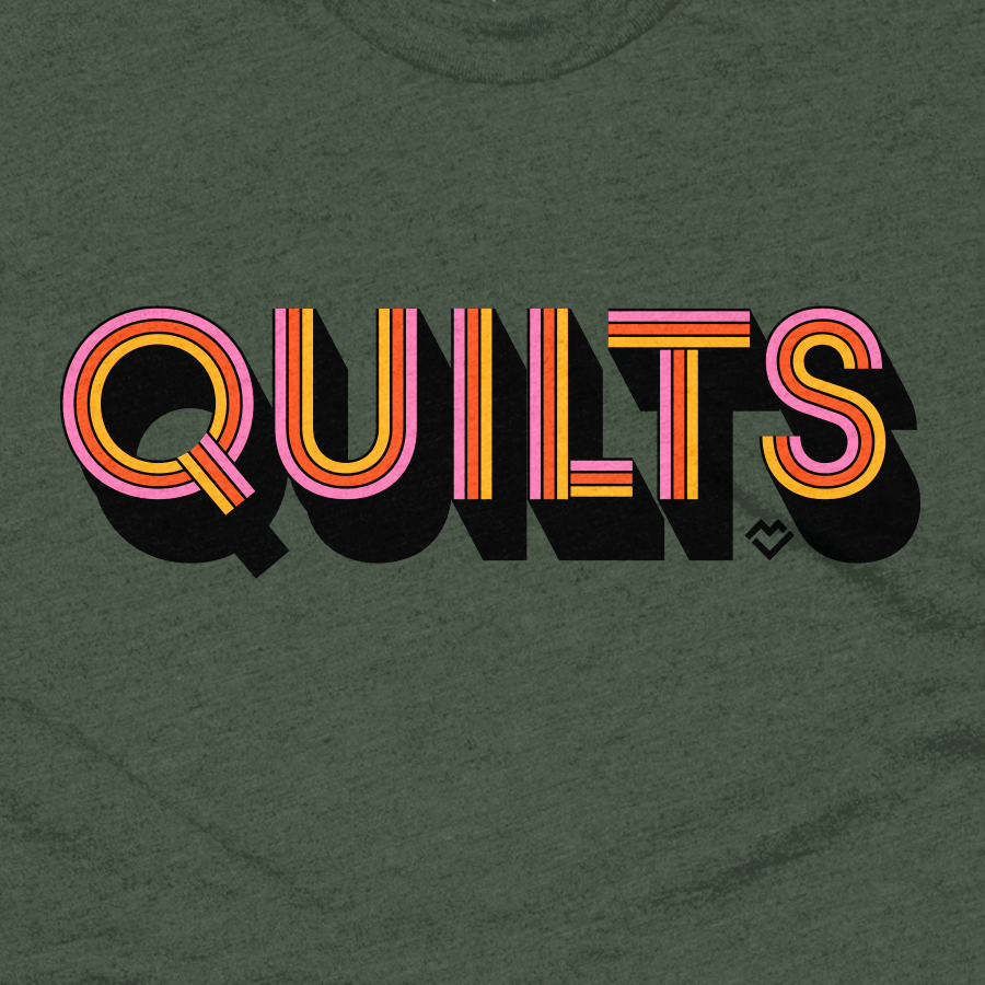 Quilts - T-shirt (Pine Green)