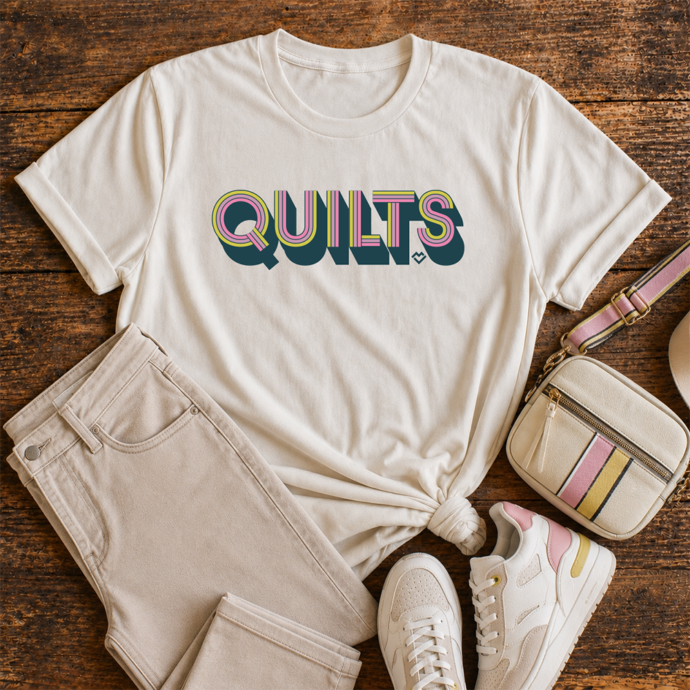 Quilts - T-shirt (Cream)