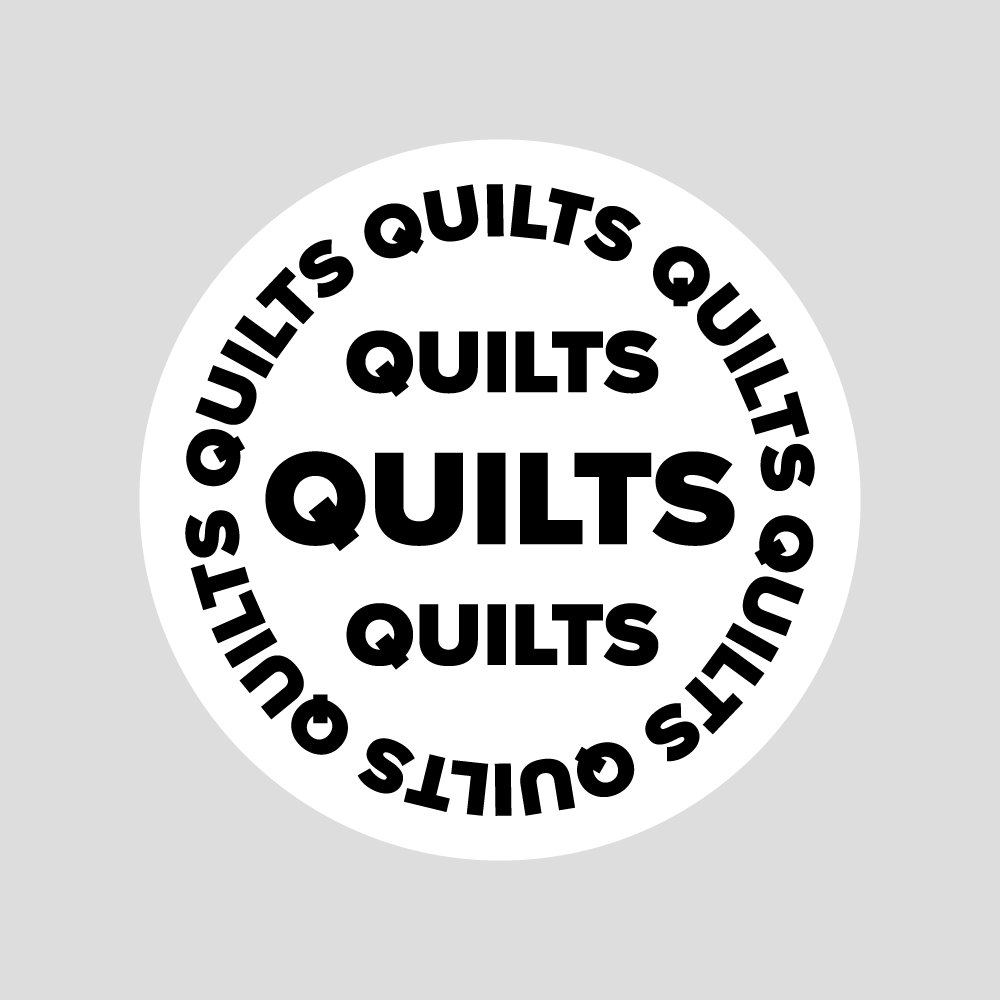 Quilts Quilts Quilts - Sticker