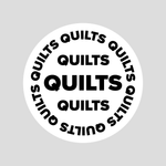 Quilts Quilts Quilts - Sticker