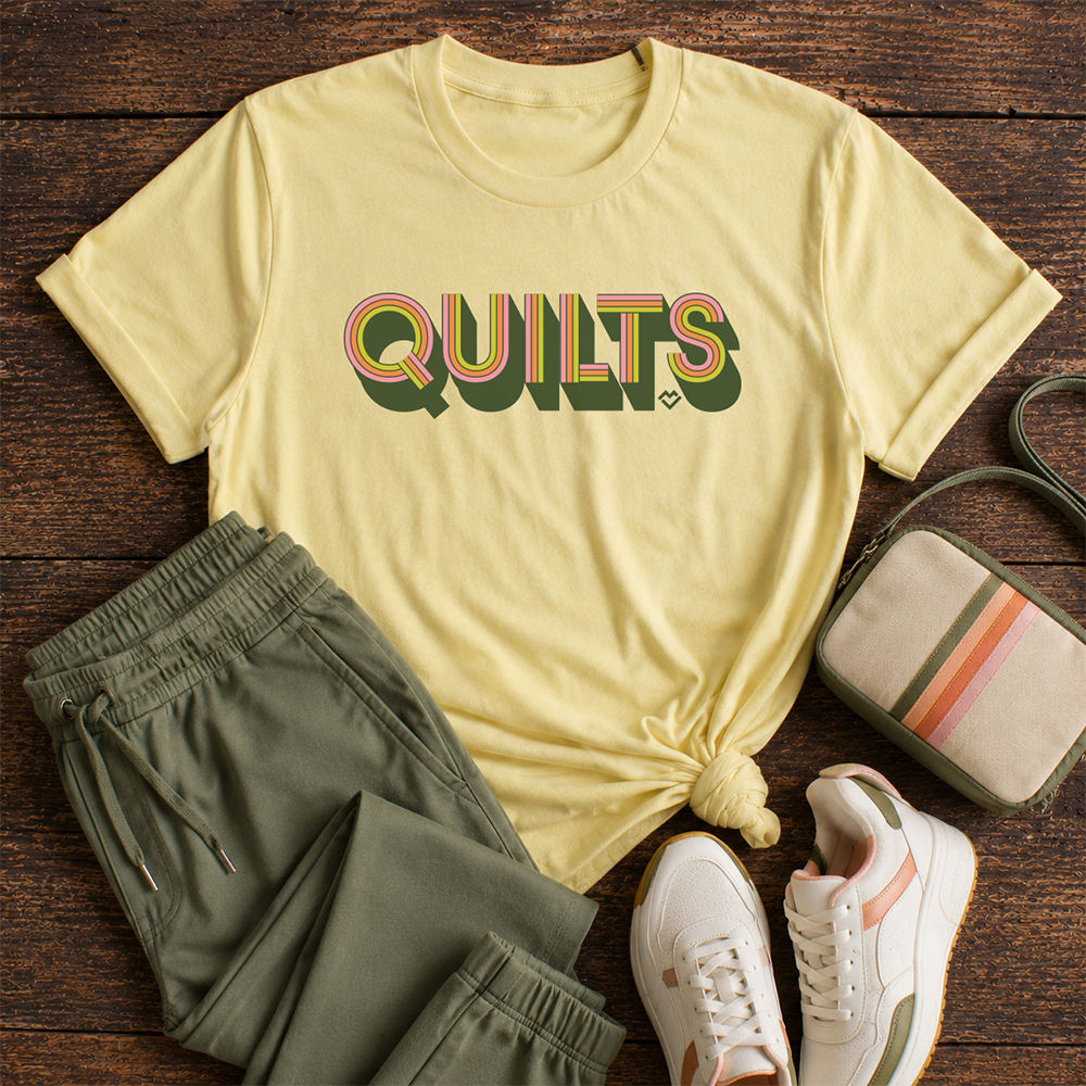 Quilts - T-shirt (Yellow)