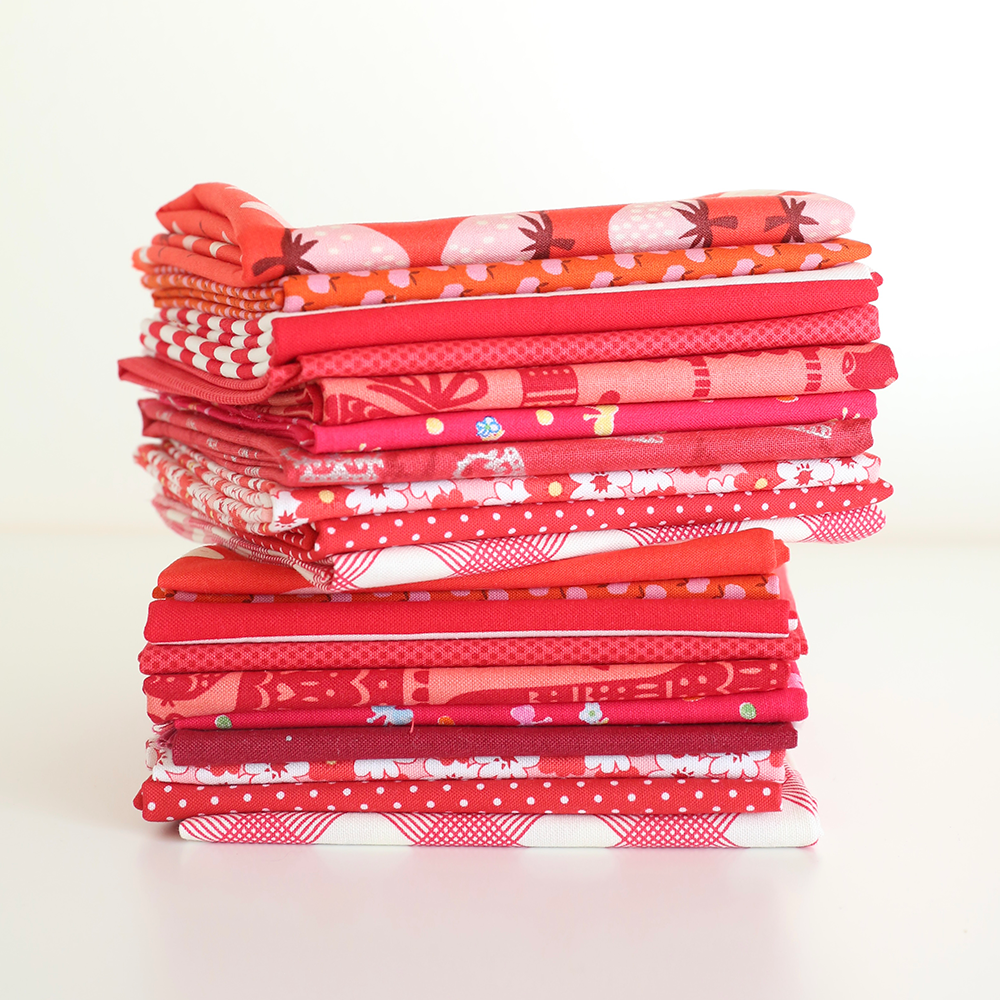 Scrappy Mystery (Red) - Fat Quarter Bundle
