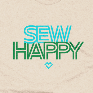 Sew Happy - T-shirt (Cream)