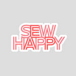 Sew Happy - Sticker