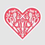 Sewing Heart - Sticker