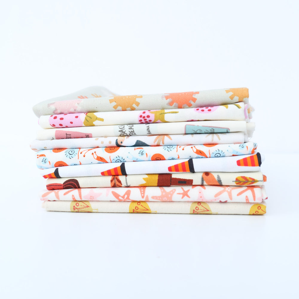 Scrappy Low Volume Suns - Fat Quarter Bundle