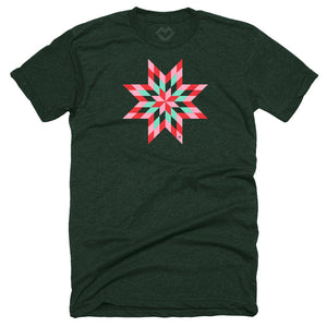 Christmas Lone Star - T-shirt