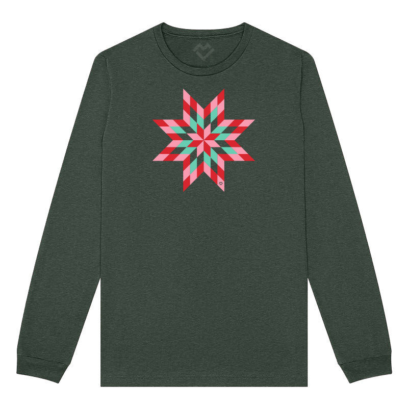 Christmas Lone Star - Long Sleeve T-shirt