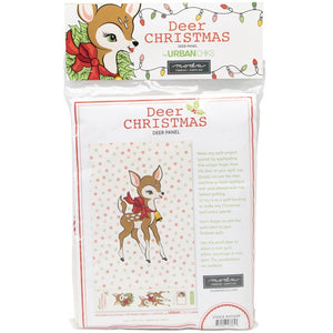 Deer Christmas Deer Panel