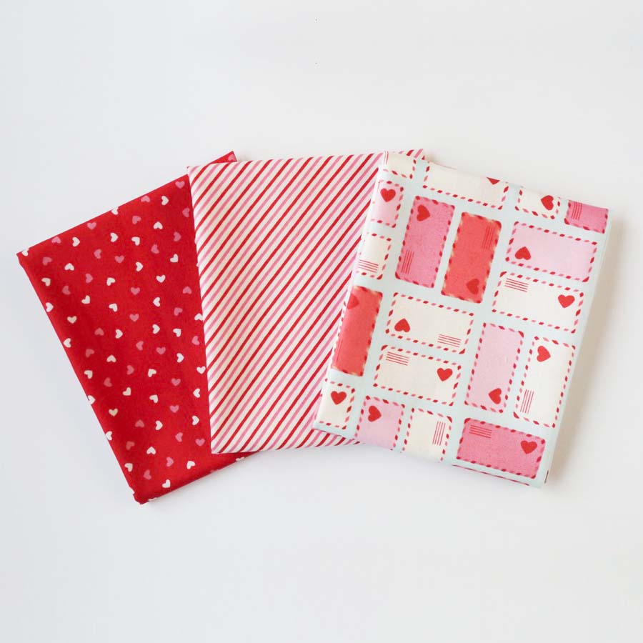 
            
                Load image into Gallery viewer, Be Mine Stripes - Fat Quarter Bundle
            
        