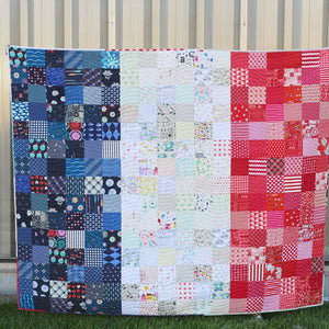 Bonjour - France Flag Quilt Pattern - Paper Pattern - Maker Valley