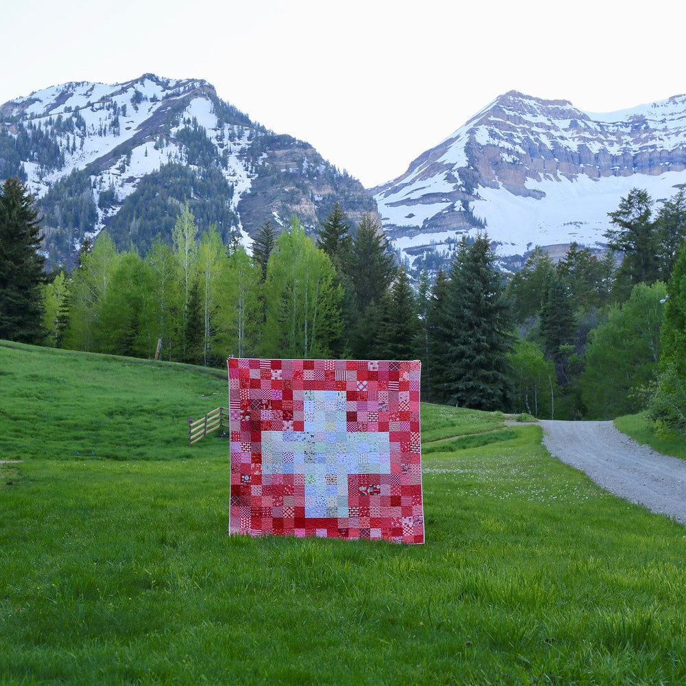 Edelweiss - Switzerland Flag Quilt Pattern - Paper Pattern - Maker Valley