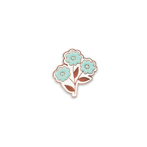 
            
                Load image into Gallery viewer, Handpicked Flowers Enamel Pin (By Lella Boutique) - Maker Valley
            
        