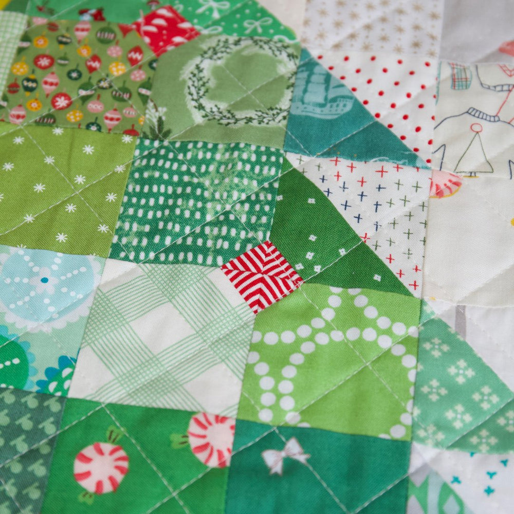 
            
                Load image into Gallery viewer, Happy Christmas Mini Quilt Pattern - Downloadable PDF
            
        