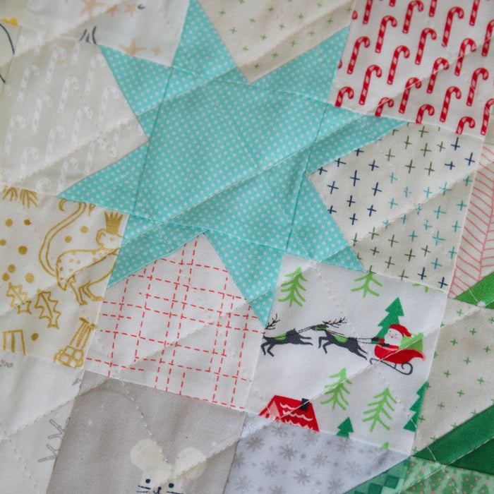 Happy Christmas Mini Quilt Pattern - Downloadable PDF