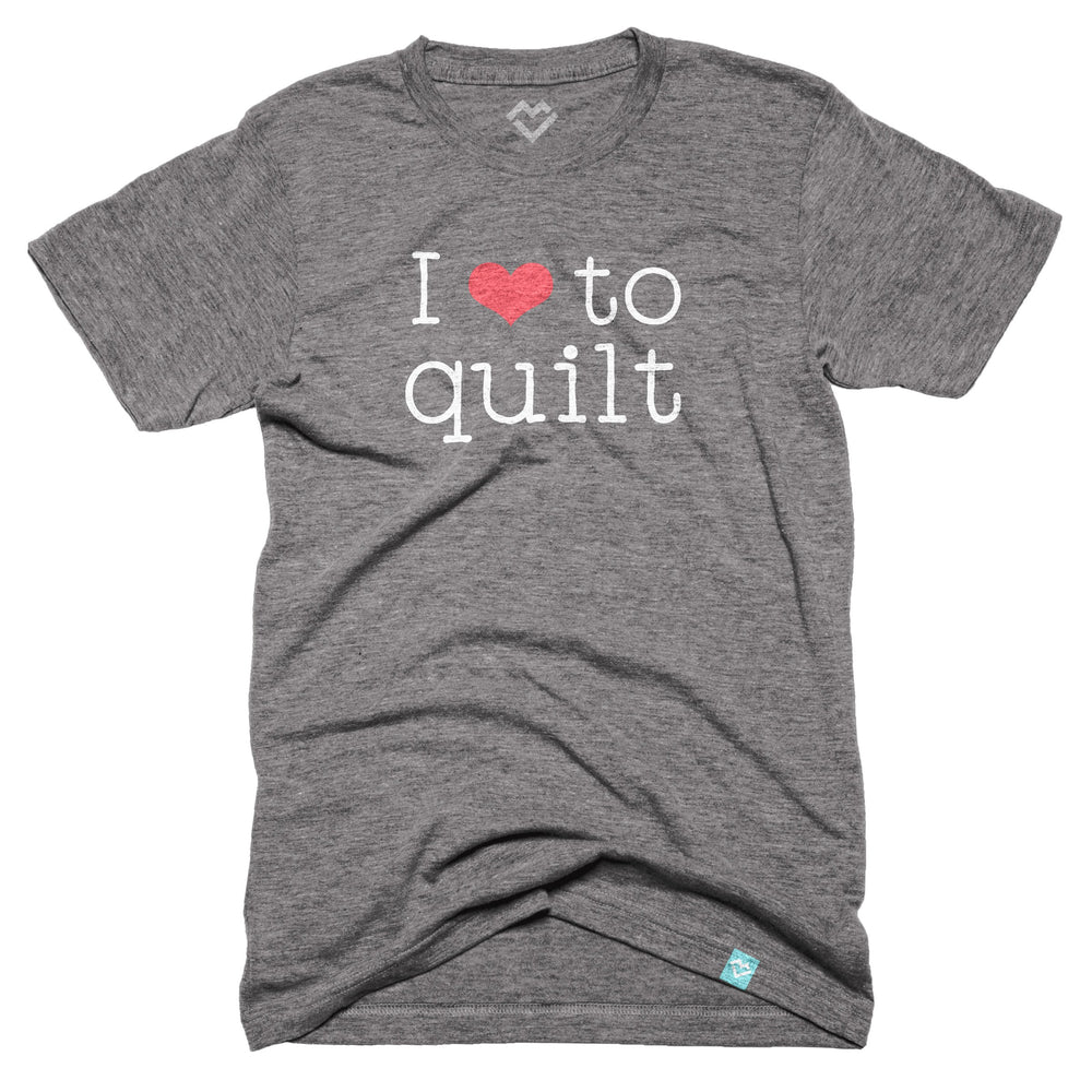 I Love to Quilt T-shirt (by Just Add Sunshine)
