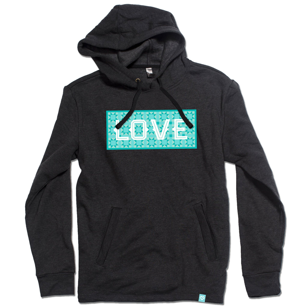 Love Quilt Fleece Hoodie - Maker Valley