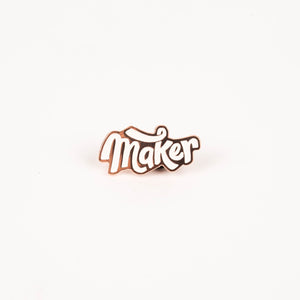 Maker - Enamel Pin - Maker Valley
