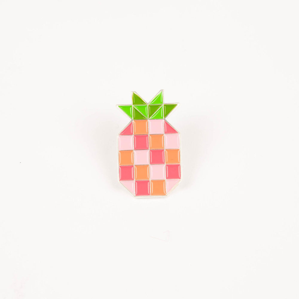 Pineapple Block - Enamel Pin