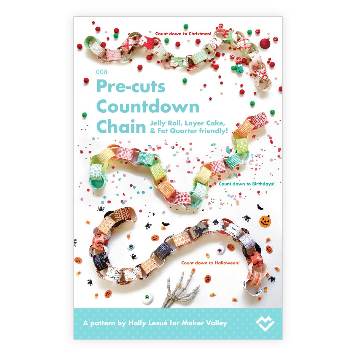 Pre-cuts Countdown Chain - Pattern