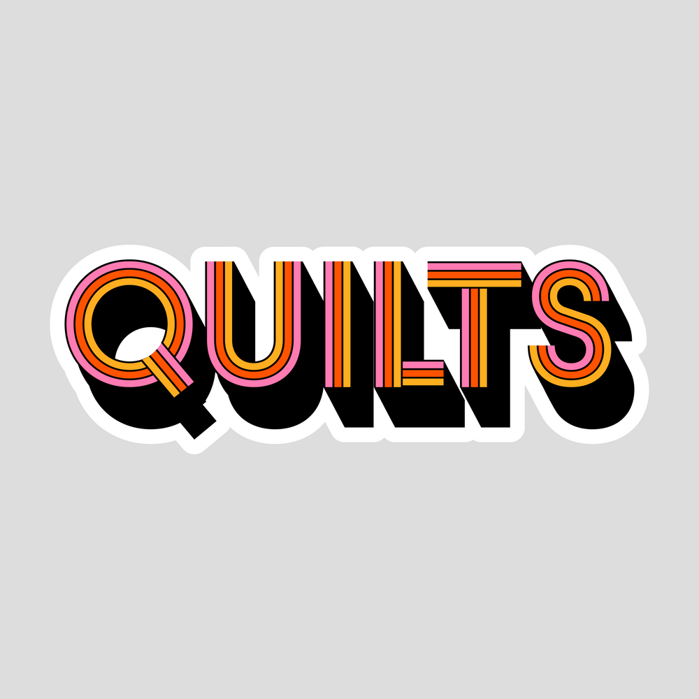 
            
                Load image into Gallery viewer, Quilts - Sticker (Warm Colors)
            
        