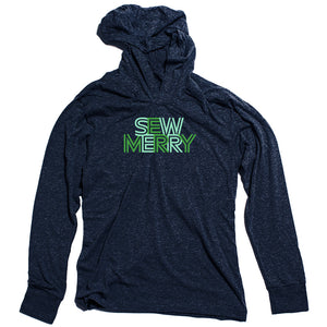 
            
                Load image into Gallery viewer, Sew Merry Hooded T-shirt
            
        