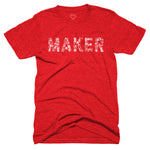 Sewing Maker T-shirt - Vintage Red